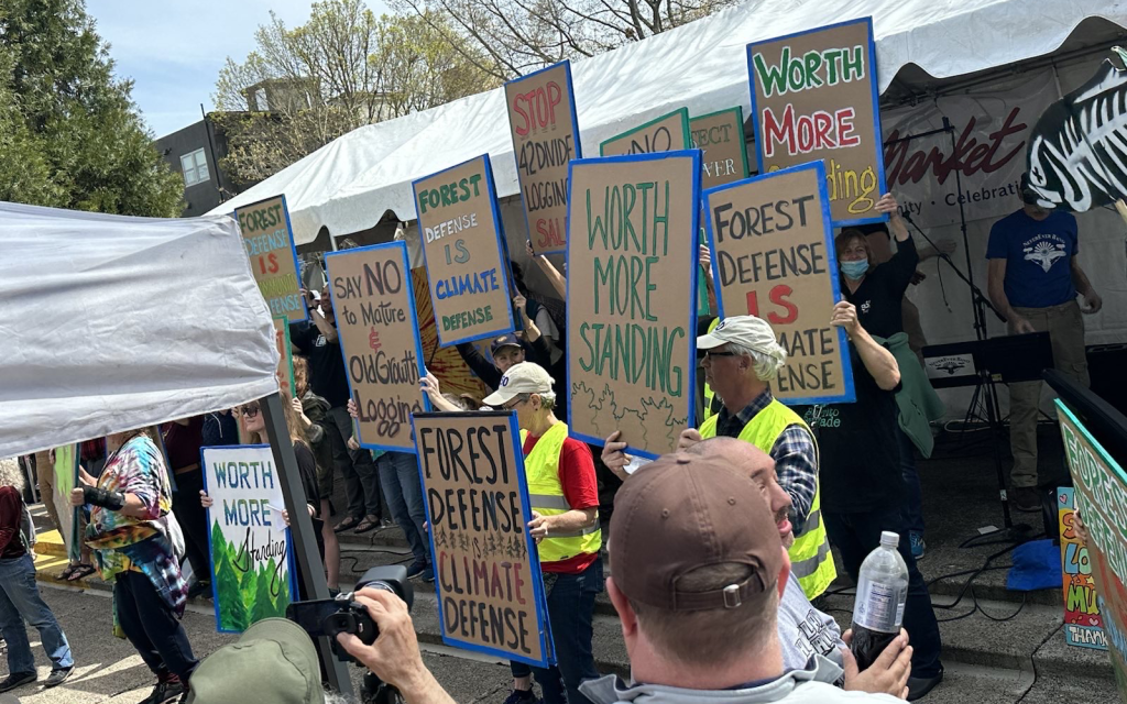 Press Release: Eugene Earth Day rally calls for forest protection, Biden to keep promises
